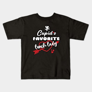 Cupid's Favorite Lunch Lady Kids T-Shirt